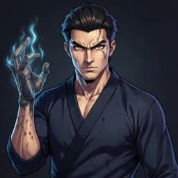Kenji — Martial Arts character portrait