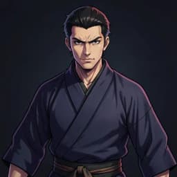 Jiro — Martial Arts character portrait