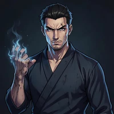 Kenji — Martial Arts character portrait