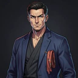 Kenji — Martial Arts character portrait