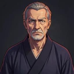 Takeshi — Martial Arts character portrait