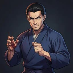 Takeshi Nakamura — Martial Arts character portrait