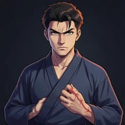 Kenji — Martial Arts character portrait