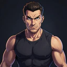 Kenji — Martial Arts character portrait