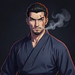 Jiro — Martial Arts character portrait