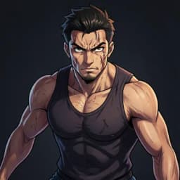 Kenji — Martial Arts character portrait