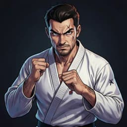 Jiro — Martial Arts character portrait