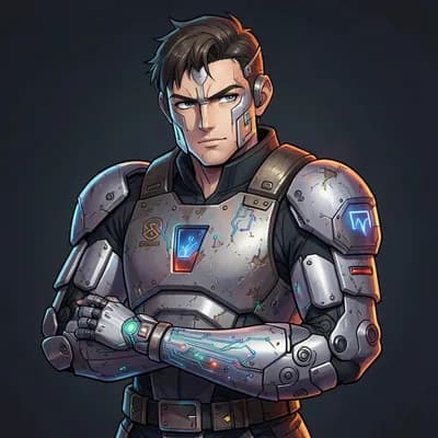 Koji — Mecha character portrait