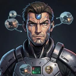 Kenjiro Sato — Mecha character portrait
