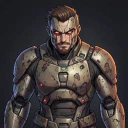 Jiro — Mecha character portrait