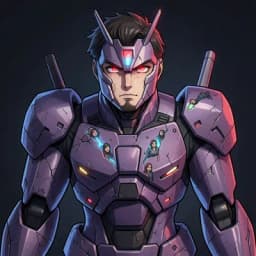 Jiro — Mecha character portrait
