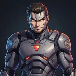Jiro — Mecha character portrait