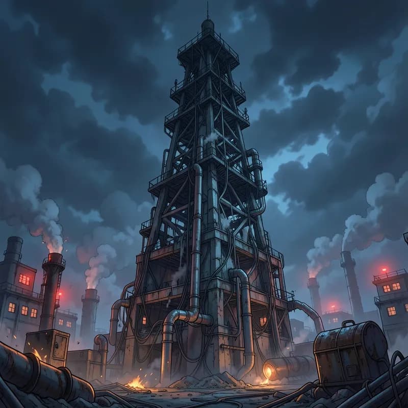 R.U.R. Robots (Čapek 1920) Mecha interactive story — atmospheric illustration