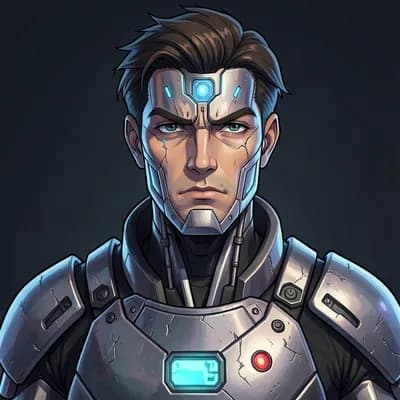 Janek — Mecha character portrait