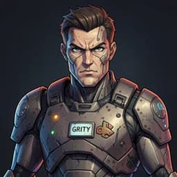 Iason — Mecha character portrait