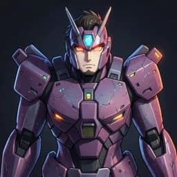 Axiom — Mecha character portrait