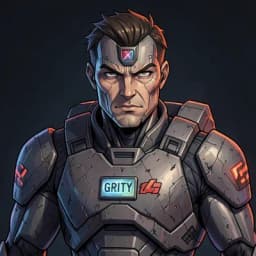Hideo Tanaka — Mecha character portrait