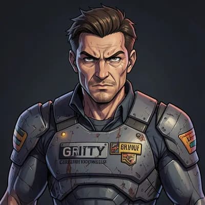 Kenzo Sato — Mecha character portrait