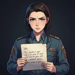 Hana — Military Romance character portrait