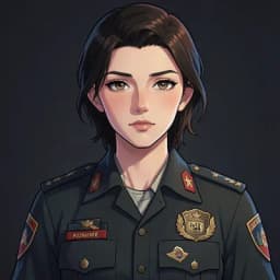 Maya Vance — Military Romance character portrait