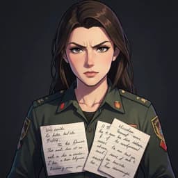 Maya Halloway — Military Romance character portrait