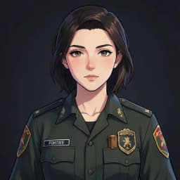 Maya Chen — Military Romance character portrait