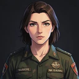 Maya — Military Romance character portrait