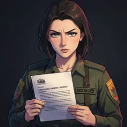 Hana Park — Military Romance character portrait
