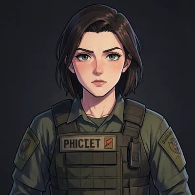 Maya Vance — Military Romance character portrait