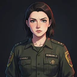 Maya — Military Romance character portrait
