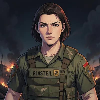 Mina Sato — Military Romance character portrait