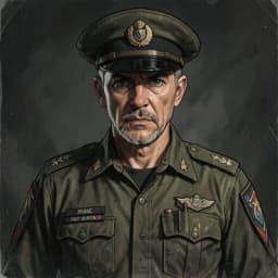 David Halloway — Military / War character portrait