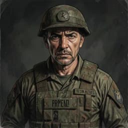 Hideo Sato — Military / War character portrait