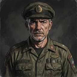 Hideo Tanaka — Military / War character portrait