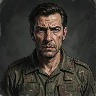 Major Marcus Vance — Military / War character portrait