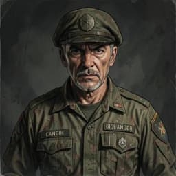 Malik Hassan — Military / War character portrait