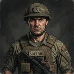 Hideo Sato — Military / War character portrait