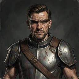Decimus — Military / War character portrait