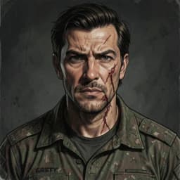 Marek — Military / War character portrait