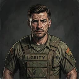 Silas Vane — Military / War character portrait