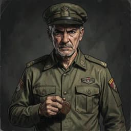 Hideo Sato — Military / War character portrait