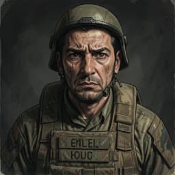Corporal Hatcher — Military / War character portrait