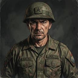 Hideo Sato — Military / War character portrait