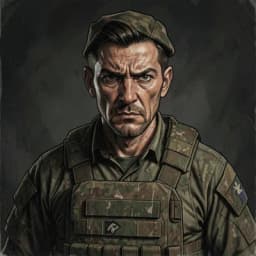 Mateo Rossi — Military / War character portrait