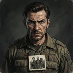 Hideo — Military / War character portrait