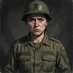 Margot — Military / War character portrait