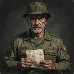 Hideo Tanaka — Military / War character portrait