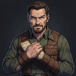 Silas Vane — Monster Hunting character portrait
