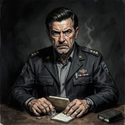 Hiroshi Sato — Mystery / Detective character portrait