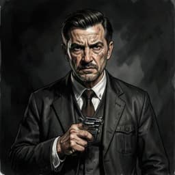 Julian Vane — Mystery / Detective character portrait
